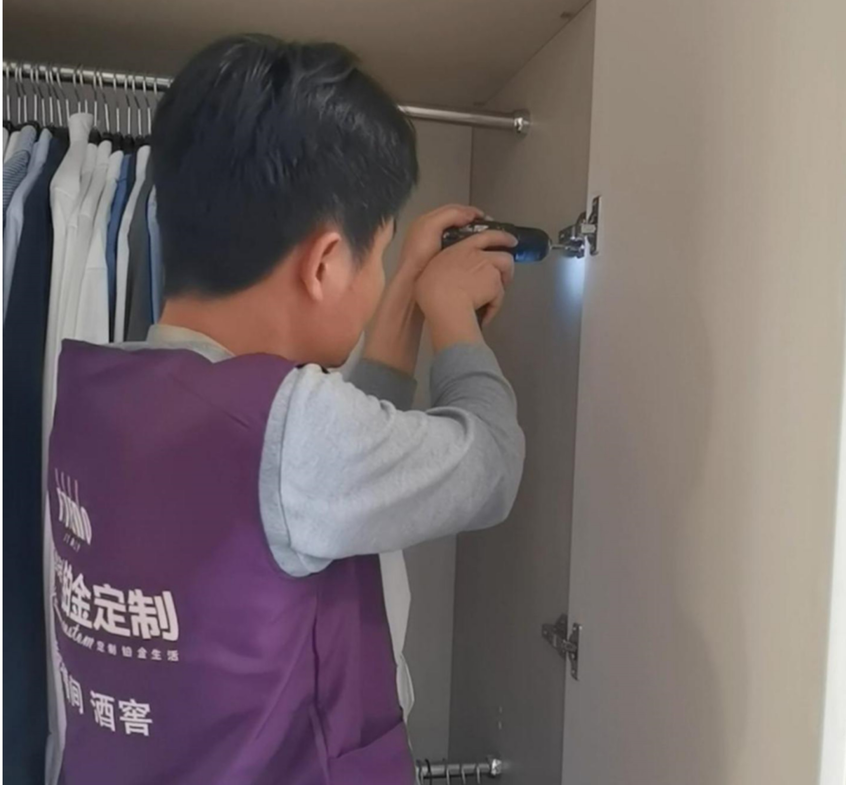 卓意珐帝诺“春暖进万家”2025春季服务月——服务实录衣帽间篇